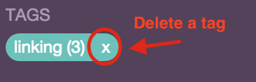 Delete tag